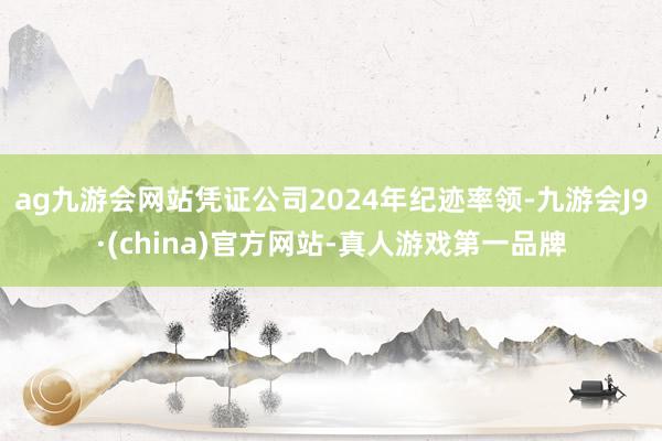 ag九游会网站凭证公司2024年纪迹率领-九游会J9·(china)官方网站-真人游戏第一品牌