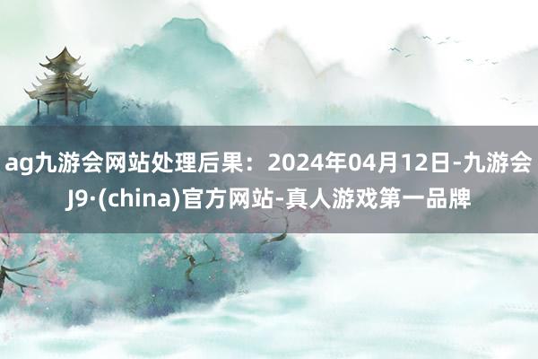 ag九游会网站处理后果：2024年04月12日-九游会J9·(china)官方网站-真人游戏第一品牌