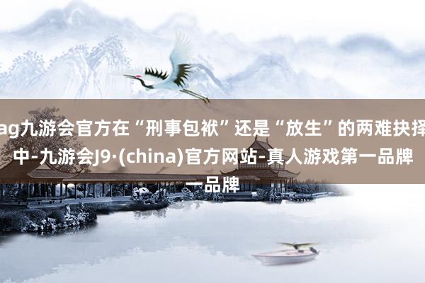 ag九游会官方在“刑事包袱”还是“放生”的两难抉择中-九游会J9·(china)官方网站-真人游戏第一品牌