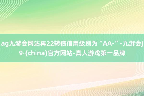 ag九游会网站再22转债信用级别为“AA-”-九游会J9·(china)官方网站-真人游戏第一品牌