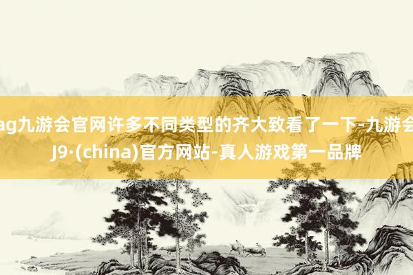 ag九游会官网许多不同类型的齐大致看了一下-九游会J9·(china)官方网站-真人游戏第一品牌