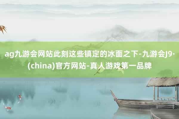 ag九游会网站此刻这些镇定的冰面之下-九游会J9·(china)官方网站-真人游戏第一品牌