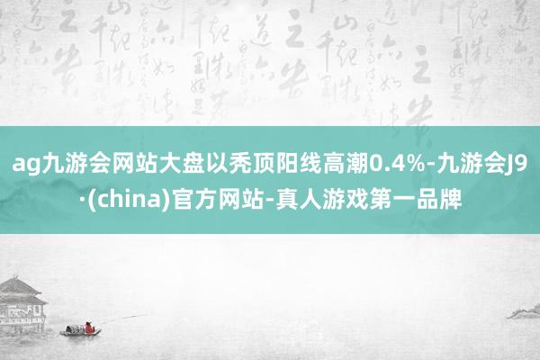 ag九游会网站大盘以秃顶阳线高潮0.4%-九游会J9·(china)官方网站-真人游戏第一品牌